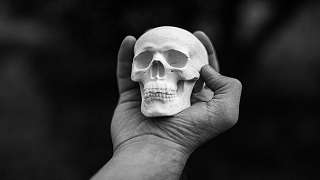 skull-hand 骸骨